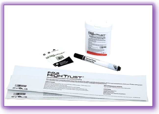 Kit de nettoyage avancé (pour un nettoyage complet de l'imprimante) Cartes + Crayon + distributeur de lingettes